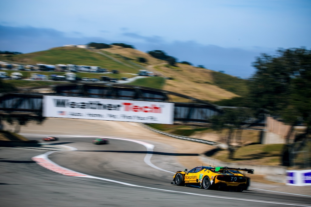 Frederik Schandorff sikrede podie på Laguna Seca
(Foto: Inception Racing)